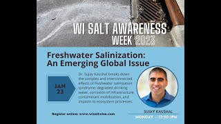 Freshwater Salinization An Emerging Global Issue [upl. by Jelle]