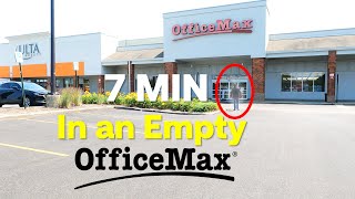 OfficeMax is still surviving post COVID but how if the store is this empty [upl. by Missie]