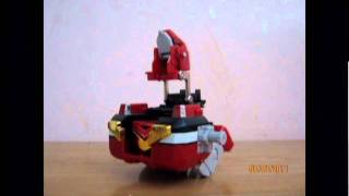 Galaxy Megazord Transformation Stop motion [upl. by Teeter]