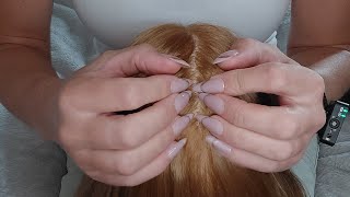 ASMR AGGRESSIVE SCALP SCRATCH  No Talking asmr aggressiveasmr asmrscratching [upl. by Llahsram]