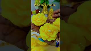 Glitter rose 🌹 candle order now details in bio gifts trending diwalidecoration [upl. by Nosila]