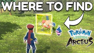 Where to find Mr Mime and Mime Jr early in Pokemon Legends Arceus [upl. by Einafats]