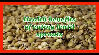 Health benefits of eating lentil sprouts [upl. by Noruq856]