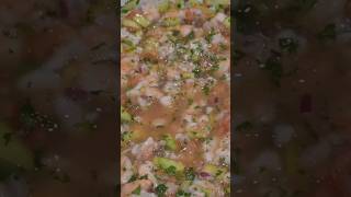 Shrimp ceviche‼️🔥 ceviche shrimp delicious mexicanfood [upl. by Annovaj]