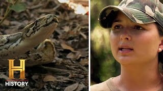 SNAKE JACKPOT Discovered in the Dead Zone  Swamp People Serpent Invasion S3 [upl. by Anoi]