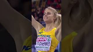 Ukraine Most Beautiful Yuliya Levchenko Women High Jump Slow Motion shorts [upl. by Schnurr]