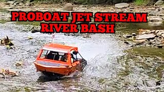 Proboat Jet Stream MOJO 2 Full On River Bash [upl. by Ojok]