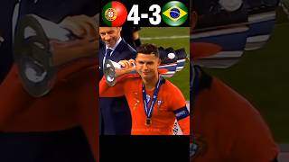 Portugal vs Brazil Penalty Shootout Final World Cup 2026 Imaginary football shorts ronaldo [upl. by Holt]