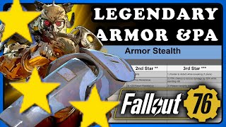 Fallout 76 Best Legendary Effects for Armor amp Power Armor 2024 [upl. by Innej]