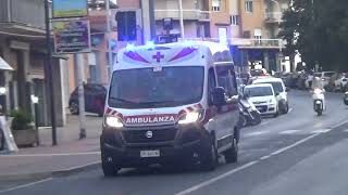 Ambulanza 1182 Croce Rossa Italiana  Comitato di Imperia in sirena [upl. by Rivera834]