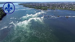 20240904  LaSalle  Rapides de Lachine  Drone 4K [upl. by Haman347]