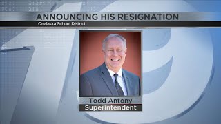 Onalaska Schools Superintendent announces resignation [upl. by Ikkela]