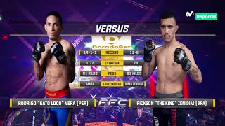 FFC 57 RODRIGO GATO LOCO VERA vs RICKSON THE KING ZENIDIM  Fusion Fighting Championship [upl. by Chryste94]