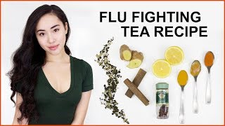 FLU FIGHTING TEA RECIPE  Prevents the Flu amp Reduces Symptoms [upl. by Zitvaa]