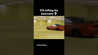 Drifting Found the Backrooms 180sx s13silvia [upl. by Lleryd]