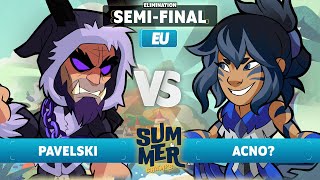 Pavelski vs Acno  Elimination SemiFinal  Summer Championship 2023  EU 1v1 [upl. by Enihsnus]