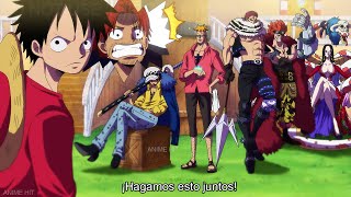 La Reacción de Shanks Después de Descubrir que Luffy Tiene la Flota Más Poderosa  One Piece [upl. by Acinonrev]