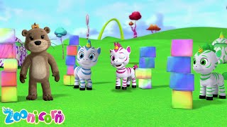 Pancakes Exciting Race with Zoonicorn in Zooniverse  Kids Adventure Compilation cartoon [upl. by Enier]