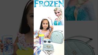 FROZEN  LET IT GO ELSA MAKEUP for Kids shorts frozen [upl. by Einnil]