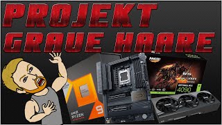 ✪ Projekt Graue Haare ✪ Review Thermaltake Core P8  Corsair Lüfter  Ryzen 9 7950X3D  RTX 4090 ✪ [upl. by Enomys329]