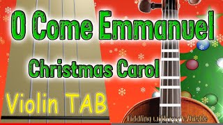 O come O Come Emmanuel  The Piano Guys  Violin Cover  Tab Tutorial [upl. by Rubbico915]