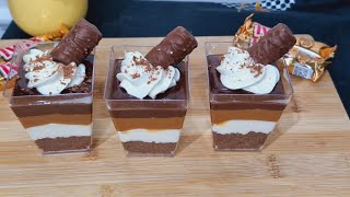 Twix Dessert Shots No Bake Mini Dessert Cups [upl. by Ynney]