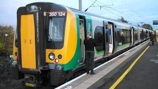 London Midland Class 350 124  Dudley Port  071113  1635 [upl. by Fesuy303]