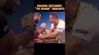 Krasimir Kostadinov quotThe Dragonquot highlights armwrestling levansaginashvili hook [upl. by Silevi]