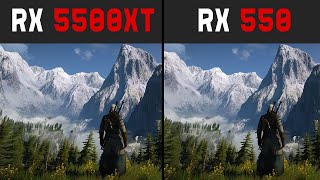 RX 5500XT VS RX 550 in 2020 Benchmark Comparison [upl. by Yajiv]