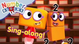 Singalong  Numberblocks Learn to Count Songs  Two Times Table [upl. by Lemmy]