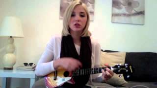 So Yesterday by Hilary Duff Ukulele Cover by Audrey Whitby [upl. by Yeblehs]