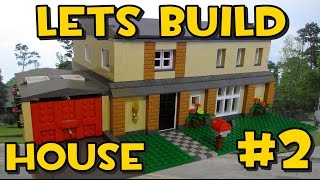 Lets Build Lego Family House 2  Interior Windows amp Walls [upl. by Esorrebma]