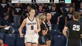 Gonzaga vs Western Washington 11042022 Womens Basketball [upl. by Annij]