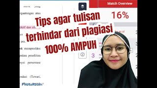 CARA AGAR TULISAN TERHINDAR DARI PLAGIASI TURNITIN CEK [upl. by Ecaj]