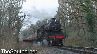 Farewell 43106  Severn Valley Railway  Winter Steam Gala 07012024 [upl. by Dekeles]