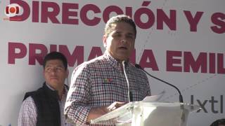 Inaugura gobernador obras en Ixtlán [upl. by Nella]