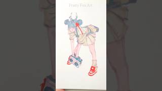 Day 2 Female Anatomy drawing from photos art anime sketch [upl. by Anirav]