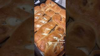 Bolillo Rolls stuffed with Cream Cheese and Jalapeño mexicanfood bolillos cooking mexicanrecipe [upl. by Ahsiyn]