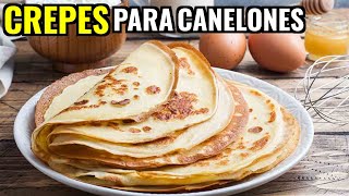 👩‍🍳 Receta de Crepes Para Canelones  Como Hacer Crepes Para Canelones [upl. by Chic594]