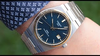 Tissot PRX Powermatic 80 Bucherer BLUE Limited Edition [upl. by Eilram57]