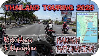 Ride down to Chumphon  Nakhon Ratchasima  Thailand Touring 2023 Episode 68 [upl. by Darrel]