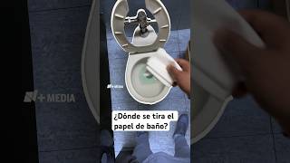 ¿Dónde se tira el papel de baño [upl. by Sidell]