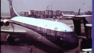 Heathrow Airport Departure 1970  Film 90249 [upl. by Nichole]