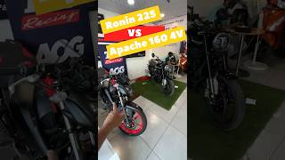 TVS APACHE 160 4V vs RONIN 225 [upl. by Schoenberg524]