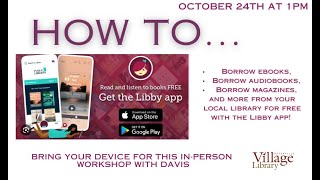 How to Use Libby Libby is a mobile app that supports users in accessing library ebooks [upl. by Aicitan]