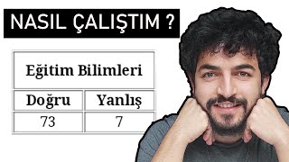 EĞİTİM BİLİMLERİNDEN NASIL 7125 NET YAPTIM  EĞİTİM BİLİMLERİNE NASIL ÇALIŞMALIYIZ   KPSS 2021 [upl. by Alage]