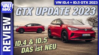 2023 VW ID4 GTX amp ID5 GTX  Erste Sitzprobe im Facelift [upl. by Evin488]