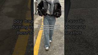 Life of a baggy jeans lover fashiontrends fashionhacks baggyjeans [upl. by Daitzman256]