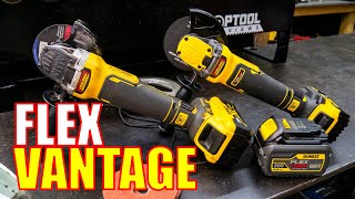 NEW UPGRADE  DeWalt FlexVolt Advantage DCG416 Grinder Review [upl. by Melloney]