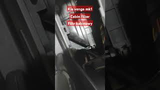 Kia Venga cabin filter replacement Filtr kabinowy wymiana [upl. by Iak]